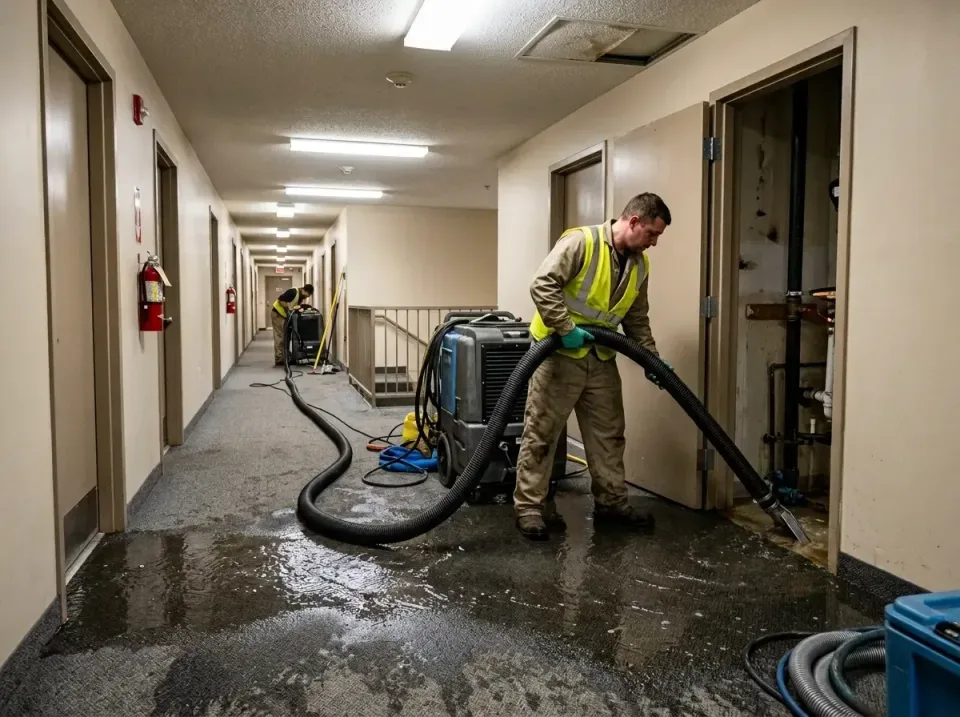 multi-unit-apartment-hallway-f-005 — frequently asked questions, Emergency Burst Pipe Water Extraction & Removal in Nampa, ID
